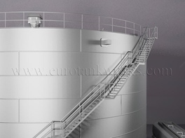 Vertikaler zylindrischer 3000 m³ Stahltank